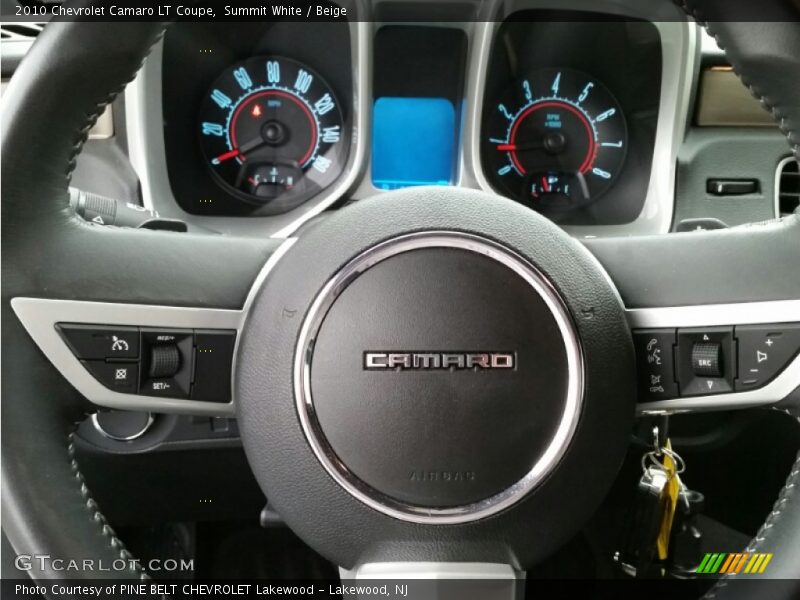 Summit White / Beige 2010 Chevrolet Camaro LT Coupe