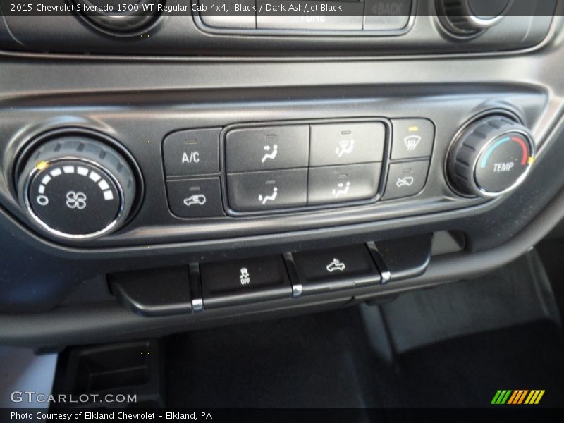 Black / Dark Ash/Jet Black 2015 Chevrolet Silverado 1500 WT Regular Cab 4x4