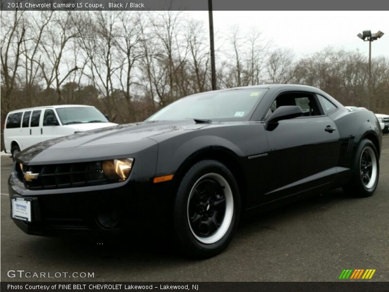 Black / Black 2011 Chevrolet Camaro LS Coupe