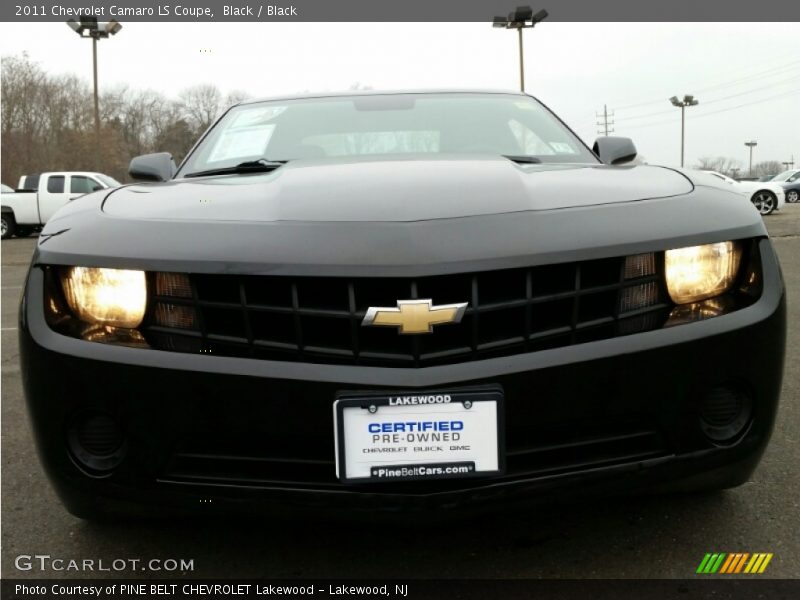 Black / Black 2011 Chevrolet Camaro LS Coupe