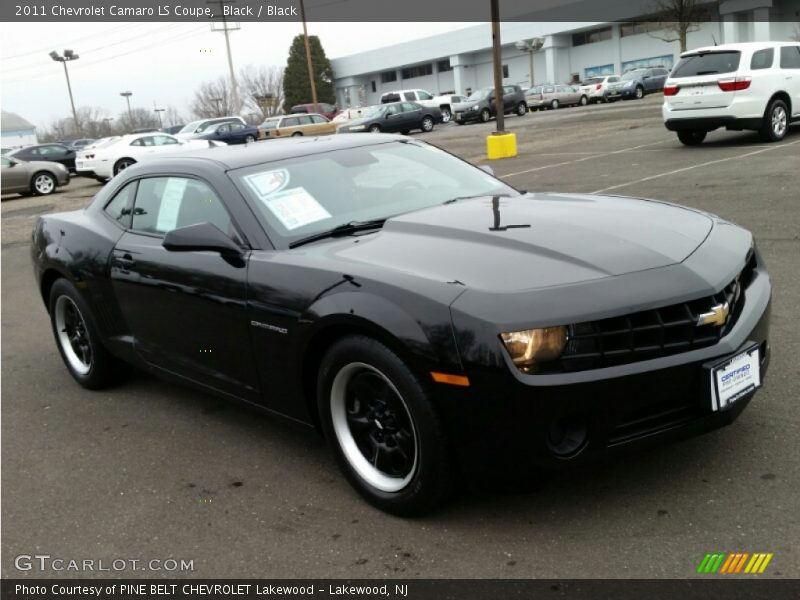 Black / Black 2011 Chevrolet Camaro LS Coupe
