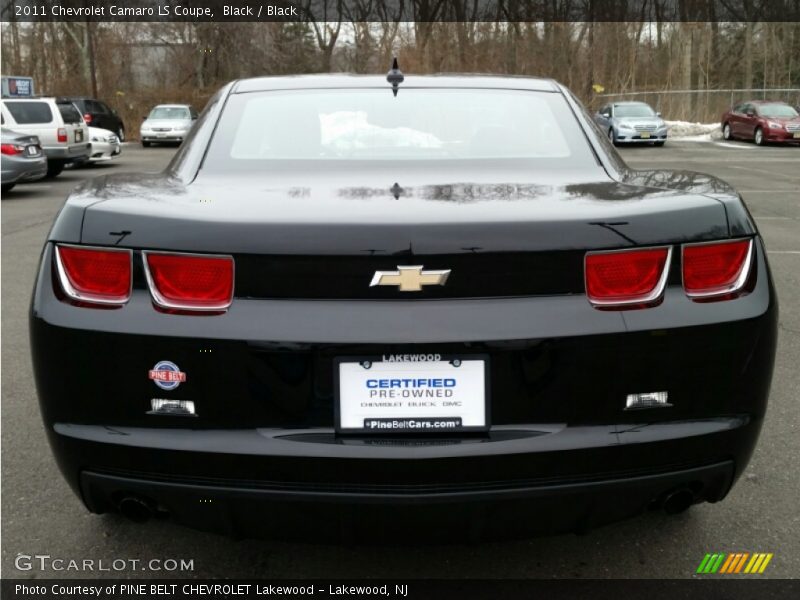 Black / Black 2011 Chevrolet Camaro LS Coupe