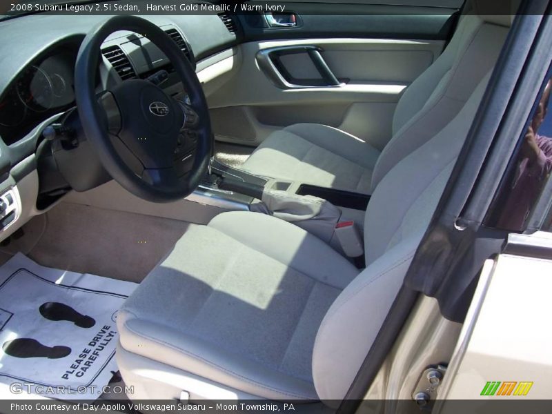 Harvest Gold Metallic / Warm Ivory 2008 Subaru Legacy 2.5i Sedan
