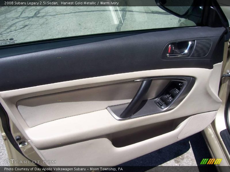 Harvest Gold Metallic / Warm Ivory 2008 Subaru Legacy 2.5i Sedan
