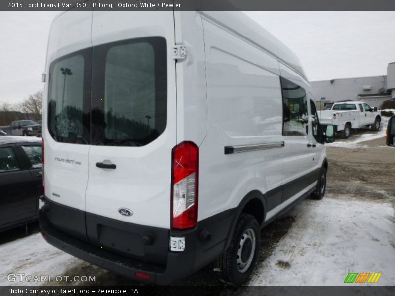  2015 Transit Van 350 HR Long Oxford White