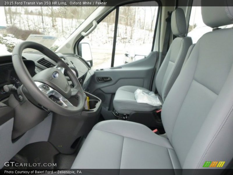  2015 Transit Van 350 HR Long Pewter Interior