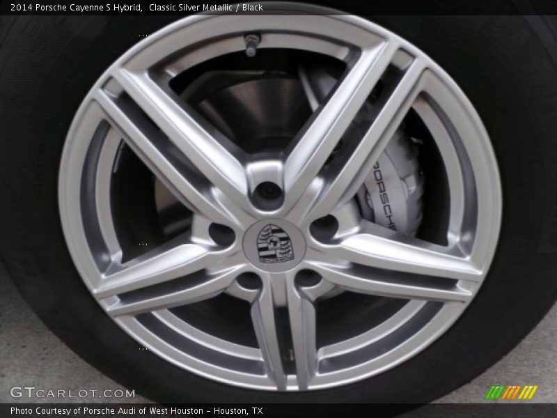 Classic Silver Metallic / Black 2014 Porsche Cayenne S Hybrid