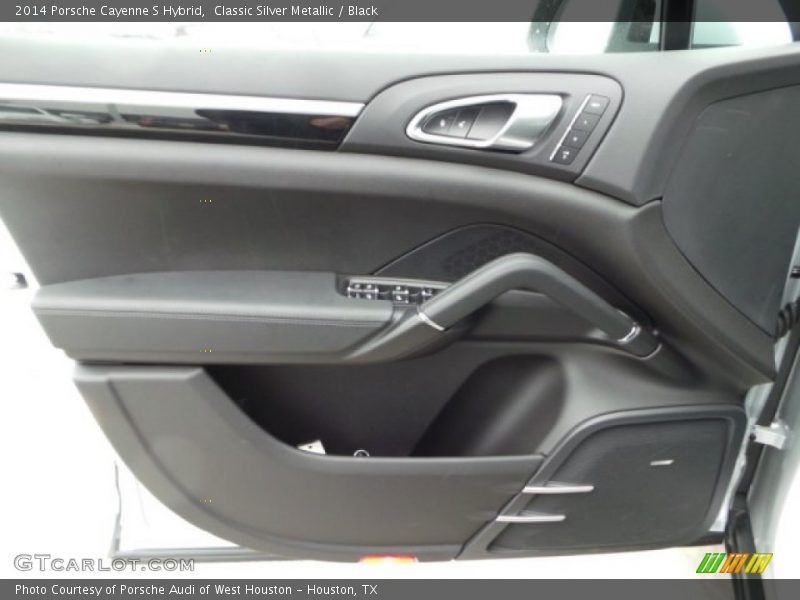 Classic Silver Metallic / Black 2014 Porsche Cayenne S Hybrid