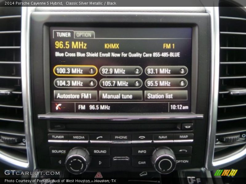 Classic Silver Metallic / Black 2014 Porsche Cayenne S Hybrid