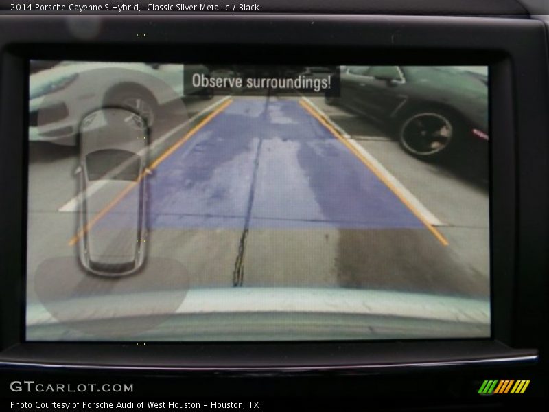 Classic Silver Metallic / Black 2014 Porsche Cayenne S Hybrid