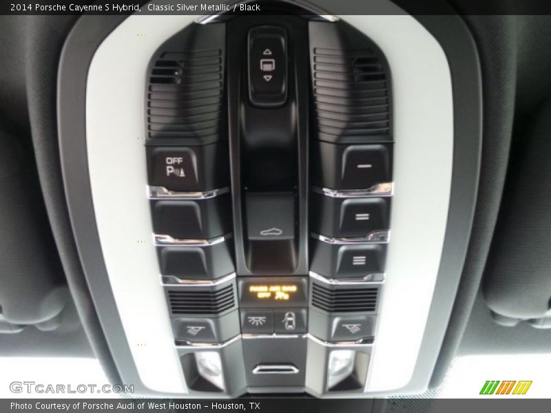 Classic Silver Metallic / Black 2014 Porsche Cayenne S Hybrid