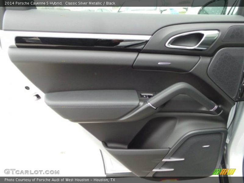 Classic Silver Metallic / Black 2014 Porsche Cayenne S Hybrid