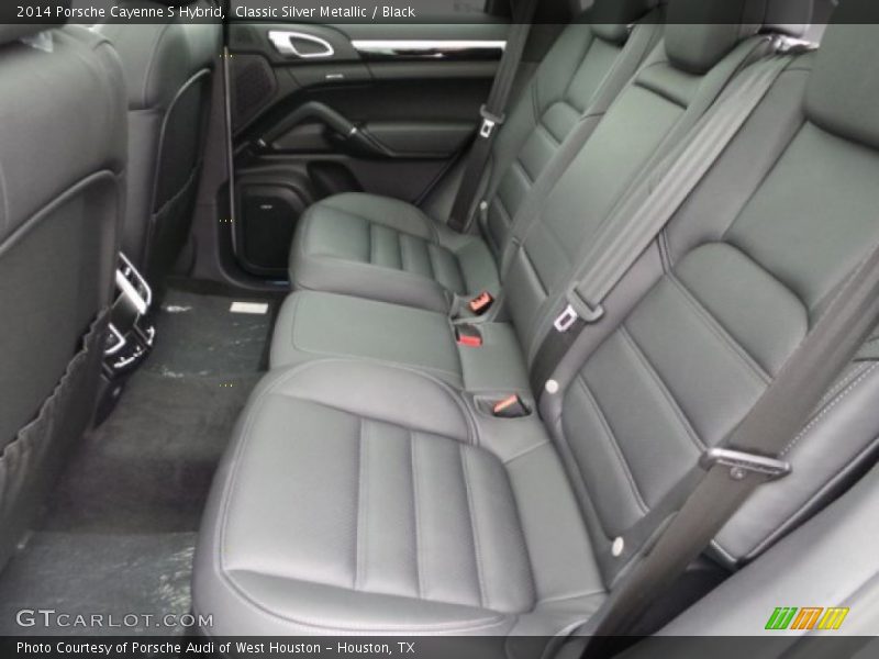 Classic Silver Metallic / Black 2014 Porsche Cayenne S Hybrid