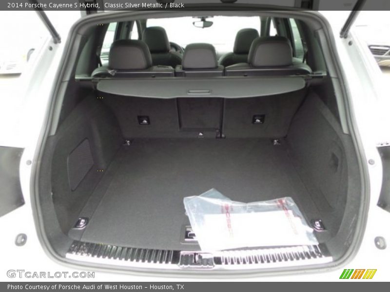 Classic Silver Metallic / Black 2014 Porsche Cayenne S Hybrid
