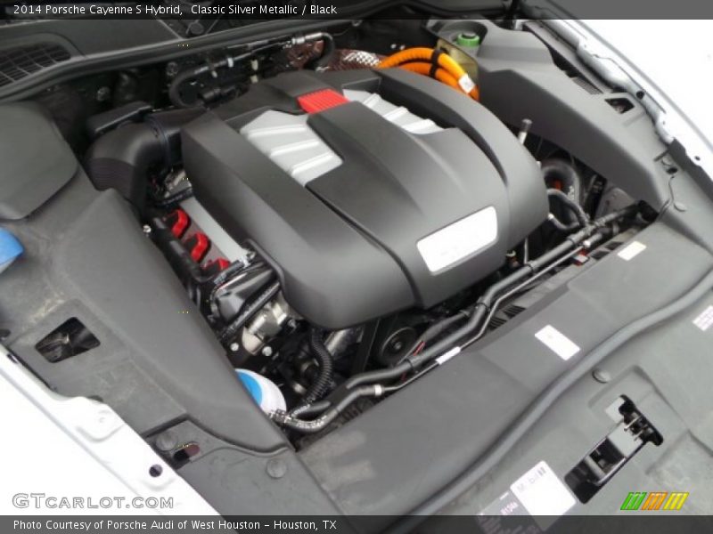 Classic Silver Metallic / Black 2014 Porsche Cayenne S Hybrid
