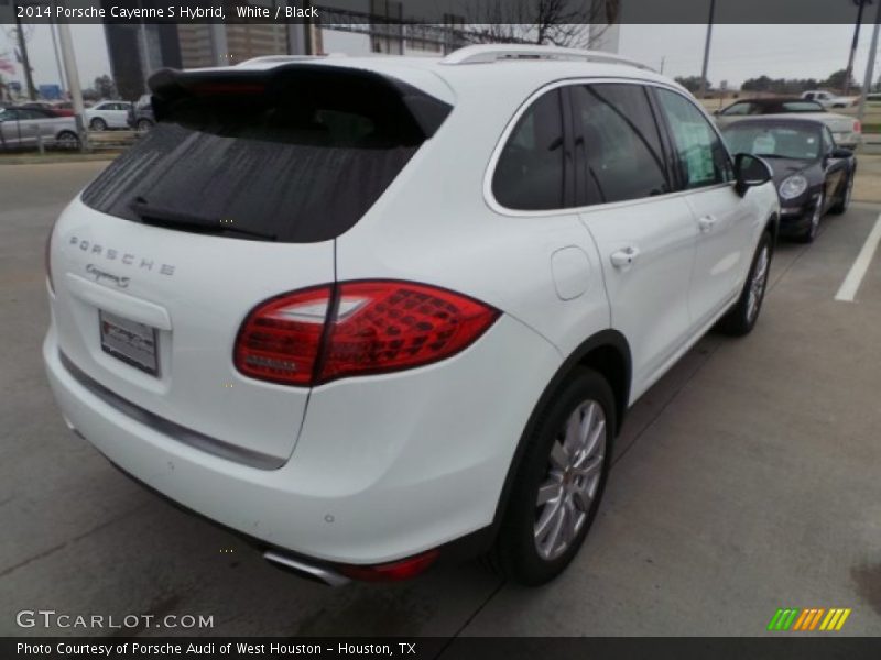 White / Black 2014 Porsche Cayenne S Hybrid