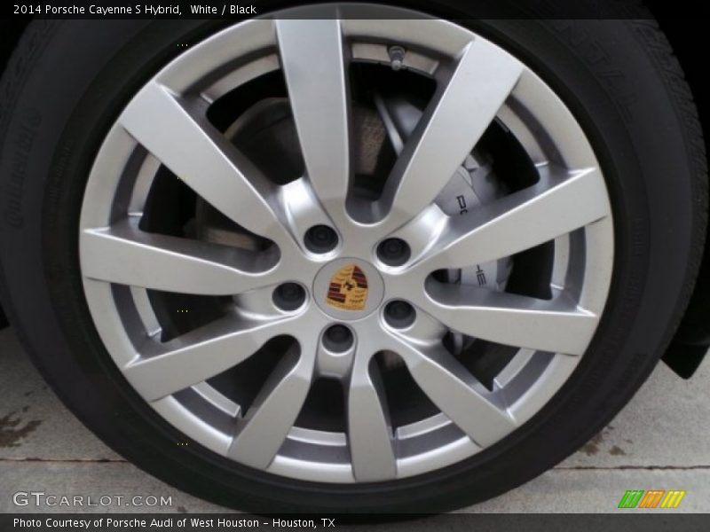 White / Black 2014 Porsche Cayenne S Hybrid