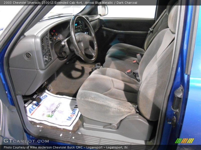  2003 Silverado 1500 LS Extended Cab 4x4 Dark Charcoal Interior