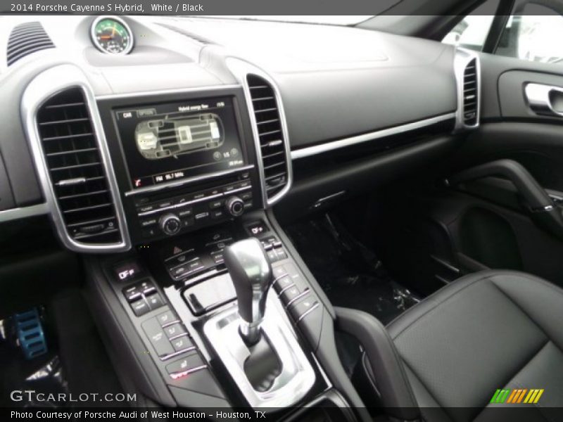 White / Black 2014 Porsche Cayenne S Hybrid