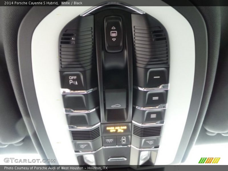 White / Black 2014 Porsche Cayenne S Hybrid