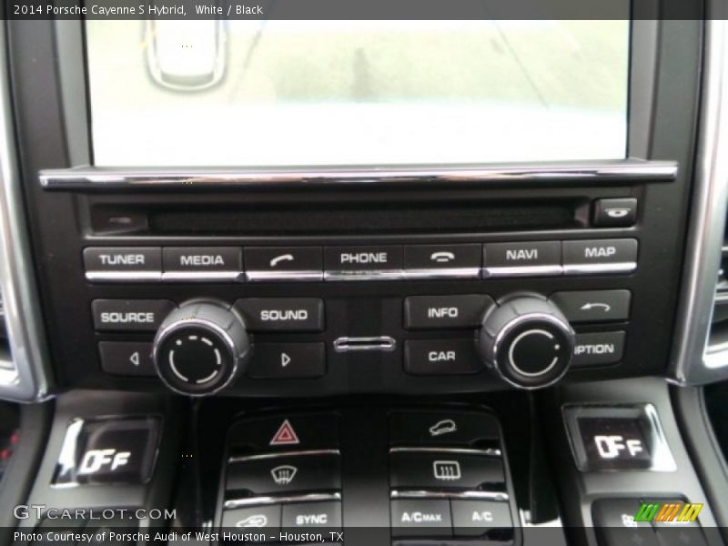 White / Black 2014 Porsche Cayenne S Hybrid