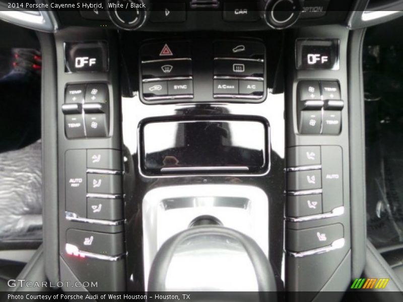 White / Black 2014 Porsche Cayenne S Hybrid