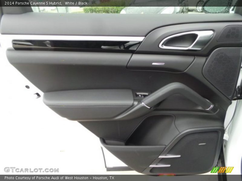 White / Black 2014 Porsche Cayenne S Hybrid