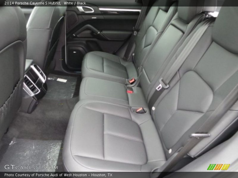 White / Black 2014 Porsche Cayenne S Hybrid