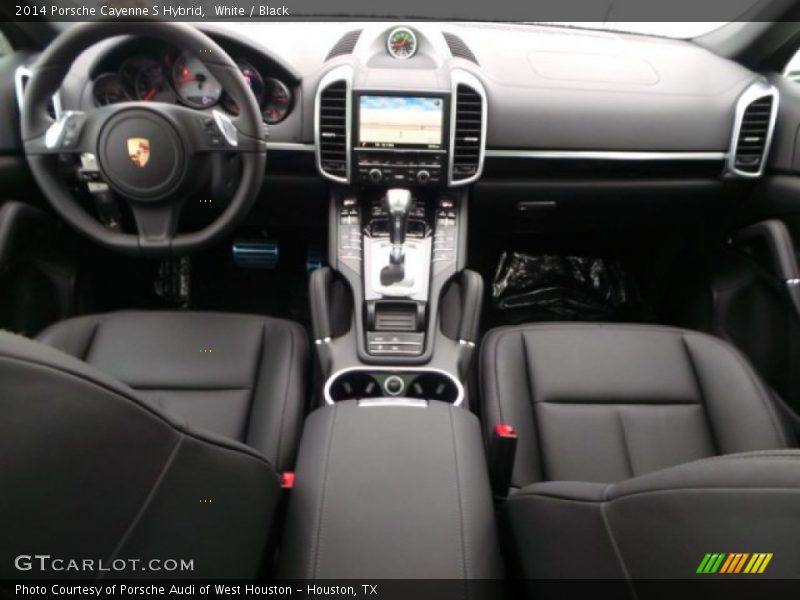 White / Black 2014 Porsche Cayenne S Hybrid