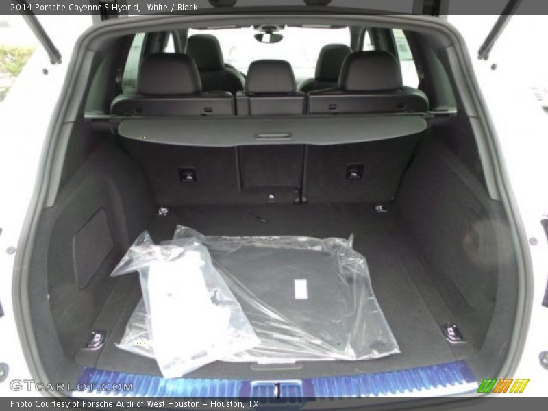 White / Black 2014 Porsche Cayenne S Hybrid