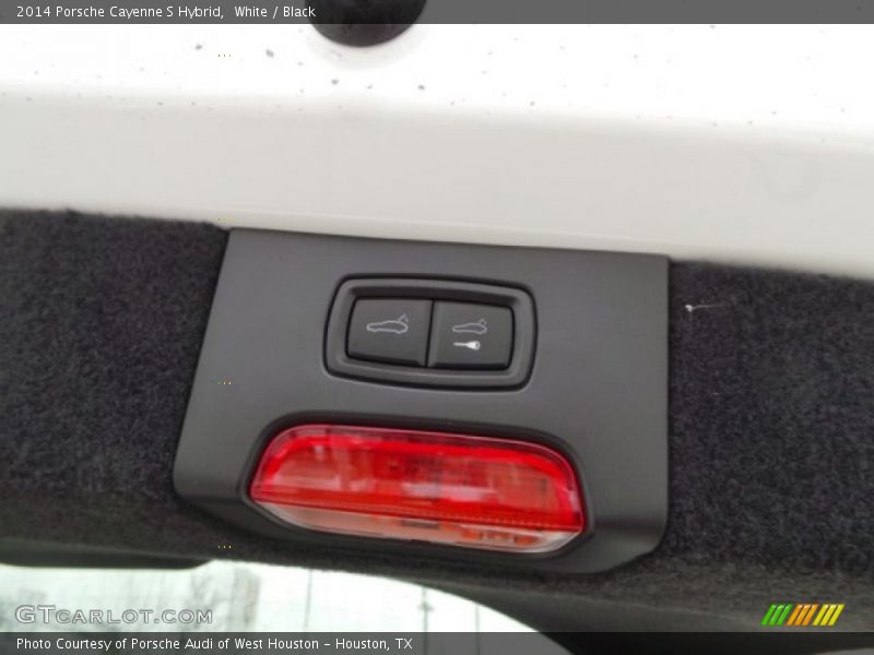 White / Black 2014 Porsche Cayenne S Hybrid