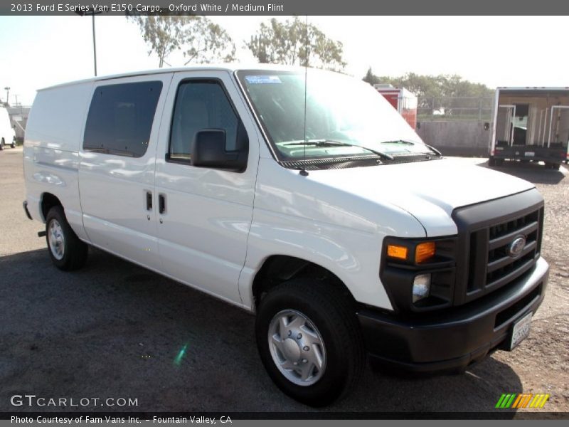 Oxford White / Medium Flint 2013 Ford E Series Van E150 Cargo