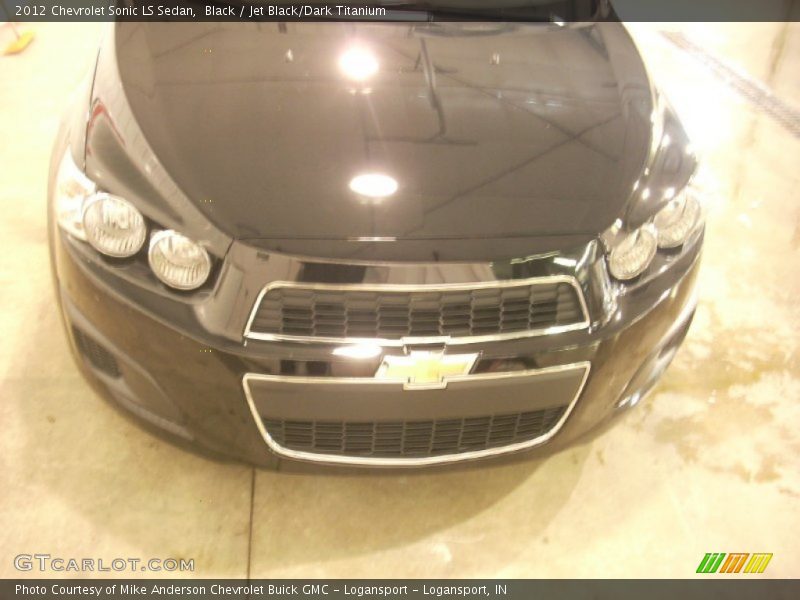 Black / Jet Black/Dark Titanium 2012 Chevrolet Sonic LS Sedan