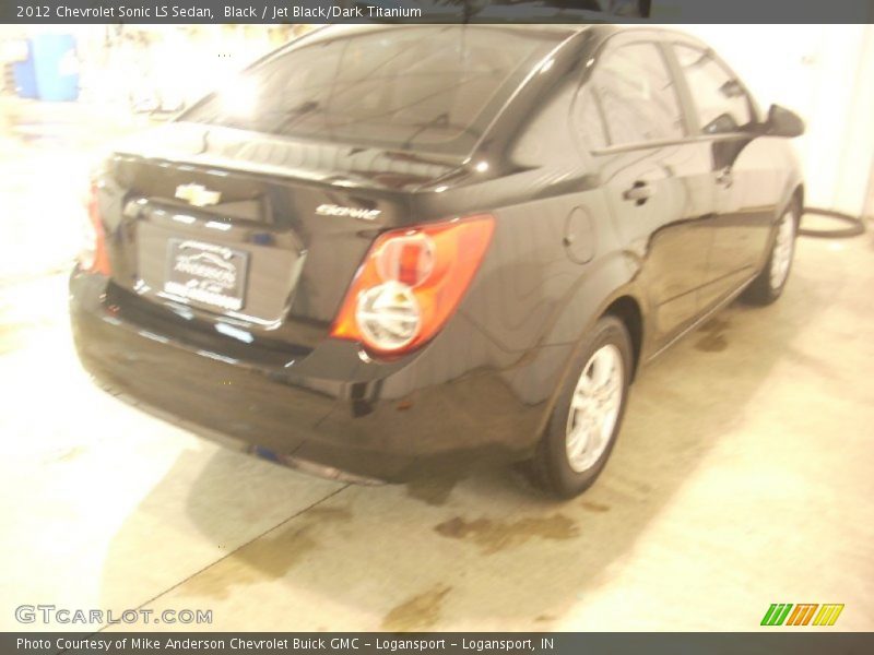 Black / Jet Black/Dark Titanium 2012 Chevrolet Sonic LS Sedan