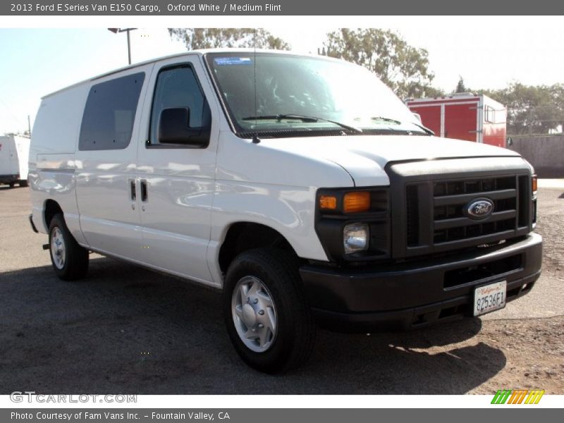 Oxford White / Medium Flint 2013 Ford E Series Van E150 Cargo