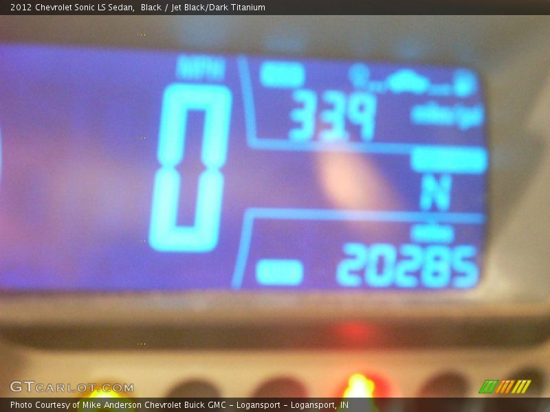 Black / Jet Black/Dark Titanium 2012 Chevrolet Sonic LS Sedan