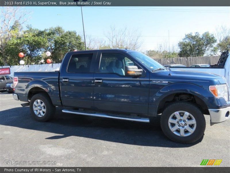 Blue Jeans Metallic / Steel Gray 2013 Ford F150 XL SuperCrew
