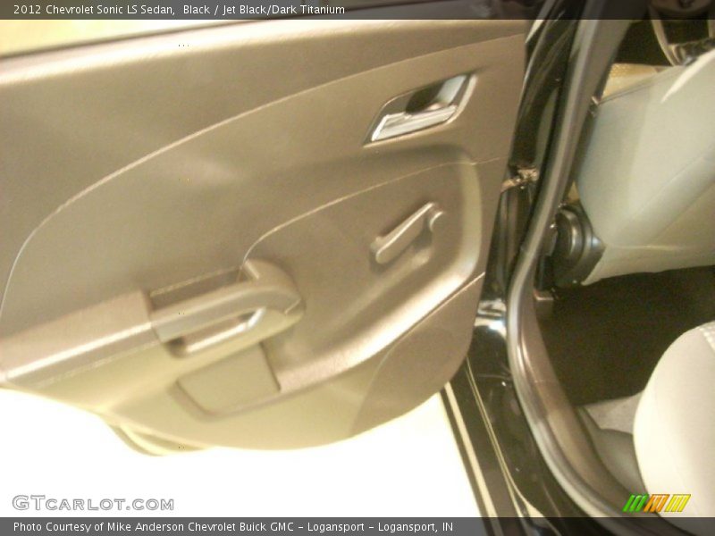 Black / Jet Black/Dark Titanium 2012 Chevrolet Sonic LS Sedan