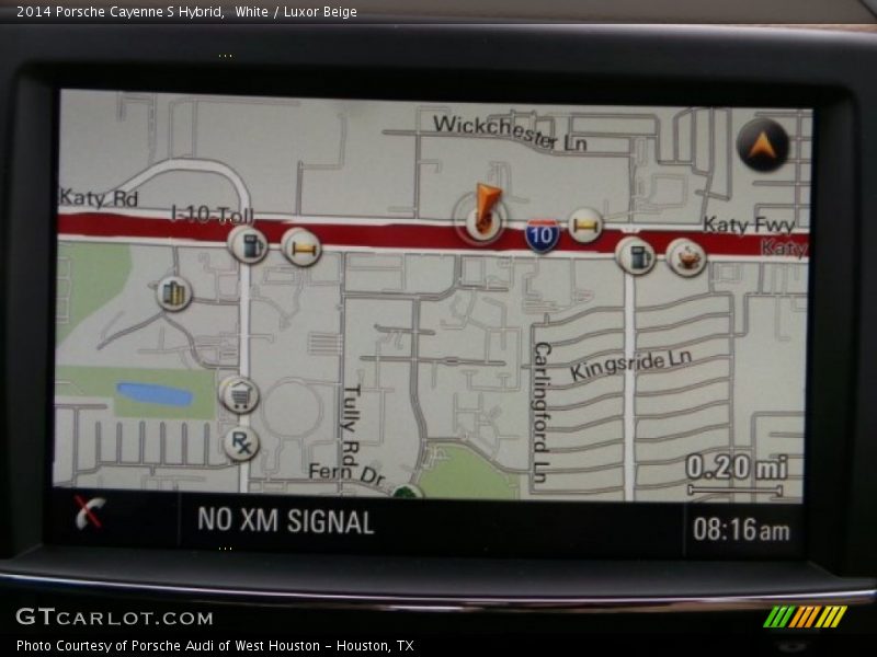 White / Luxor Beige 2014 Porsche Cayenne S Hybrid