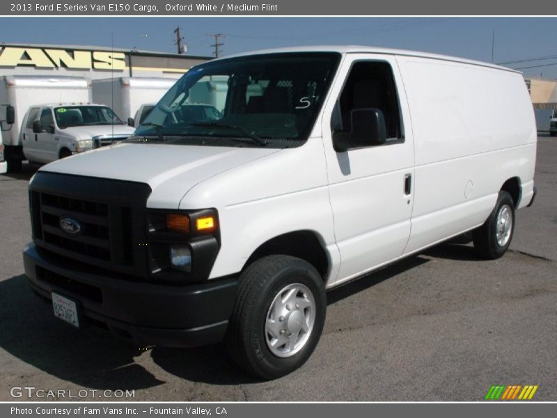 Oxford White / Medium Flint 2013 Ford E Series Van E150 Cargo