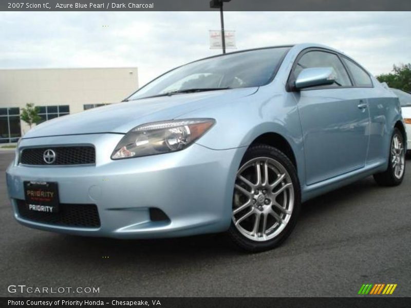 Azure Blue Pearl / Dark Charcoal 2007 Scion tC