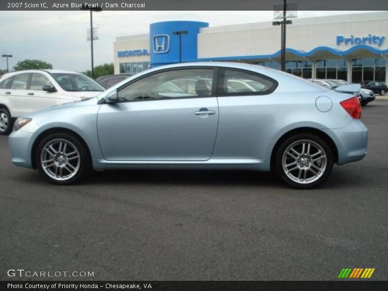 Azure Blue Pearl / Dark Charcoal 2007 Scion tC