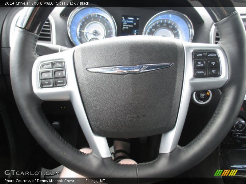 Gloss Black / Black 2014 Chrysler 300 C AWD