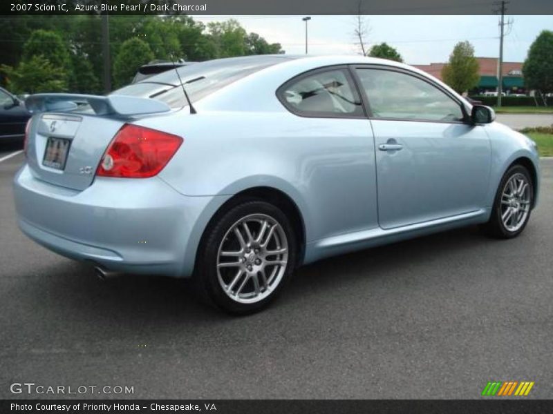 Azure Blue Pearl / Dark Charcoal 2007 Scion tC