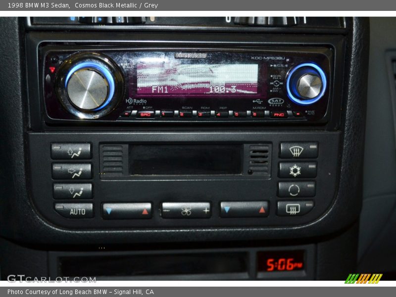 Cosmos Black Metallic / Grey 1998 BMW M3 Sedan