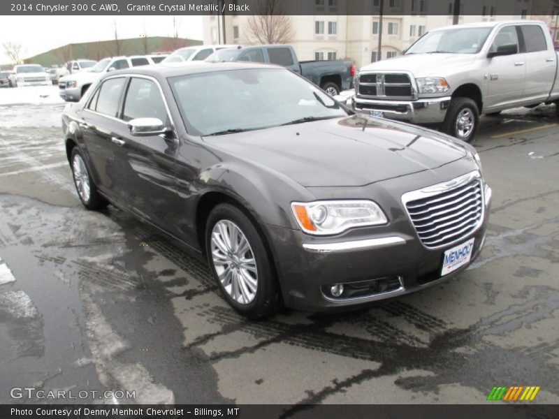 Granite Crystal Metallic / Black 2014 Chrysler 300 C AWD