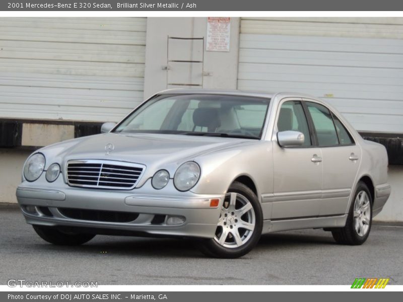 Brilliant Silver Metallic / Ash 2001 Mercedes-Benz E 320 Sedan