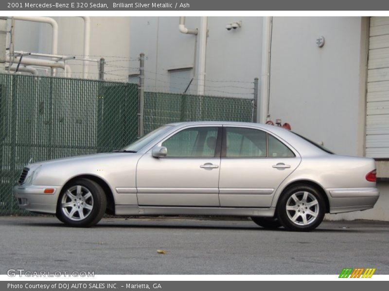 Brilliant Silver Metallic / Ash 2001 Mercedes-Benz E 320 Sedan