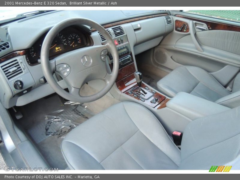  2001 E 320 Sedan Ash Interior