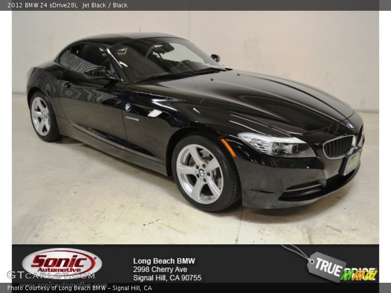 Jet Black / Black 2012 BMW Z4 sDrive28i